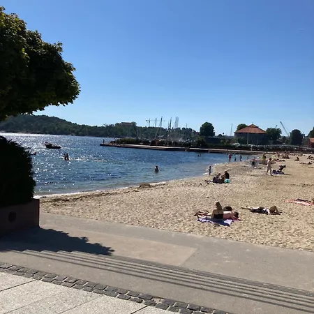 公寓 Flott Sentralt Kr 克里斯蒂安桑